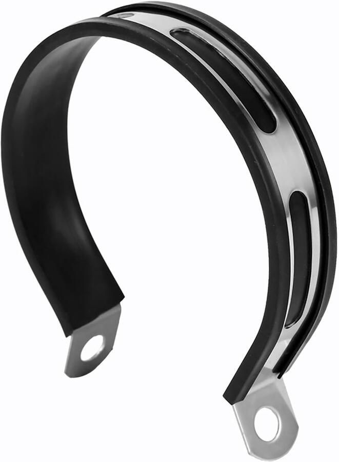 Uitlaathouder voor motorfiets universele uitlaatpijphouder geluiddemper uitlaathouder geluidsdemper clip buis ondersteuning-Silencieux Moto