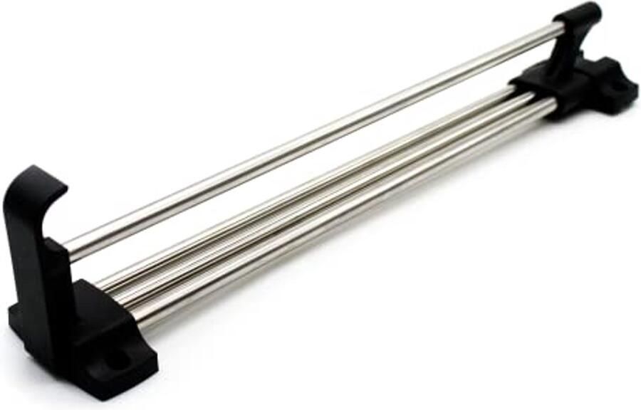 Uitneembare kapstokken Pak 2 Resistente uitschuifbare garderobestang 400mm Ideaal voor slaapkamerkasten en kastorganisatoren