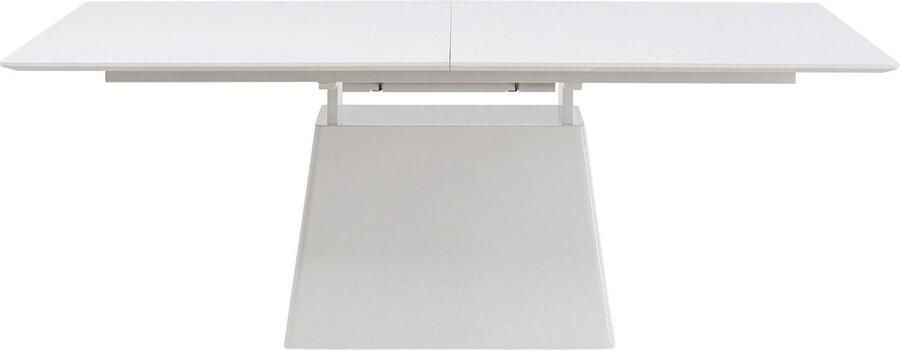 Uitschuifbare eettafel Benvenuto rechthoek wit Kare Design