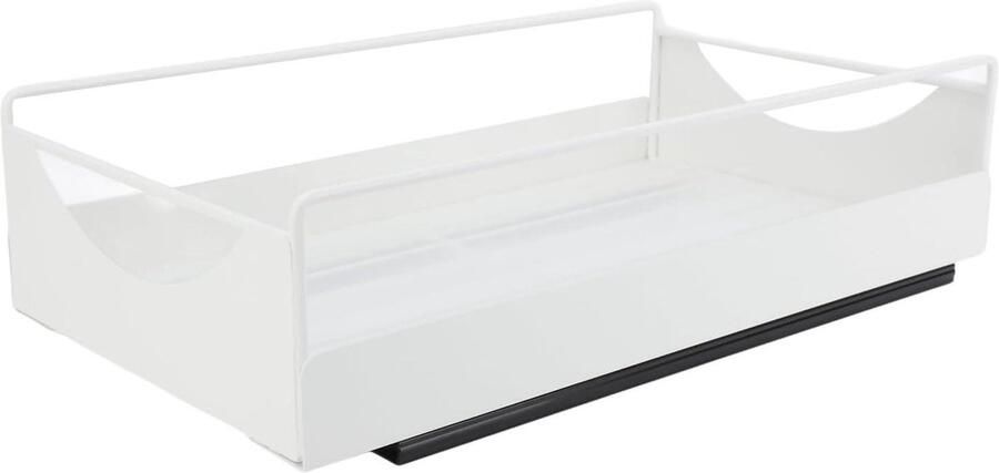 Uitschuifbare Kastorganizer 406 x 229 x 91 cm Uitschuifbare Planken Voorraadkast Keuken Woonkamer Mand Organizer Thuis Wit