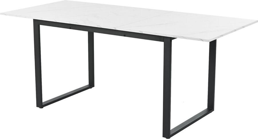 Zonder merk Gotagee Uitschuifbare tafel eettafel bureau multifunctionele tafel geschikt voor eetkamer woonkamer 140 180x80x75cm