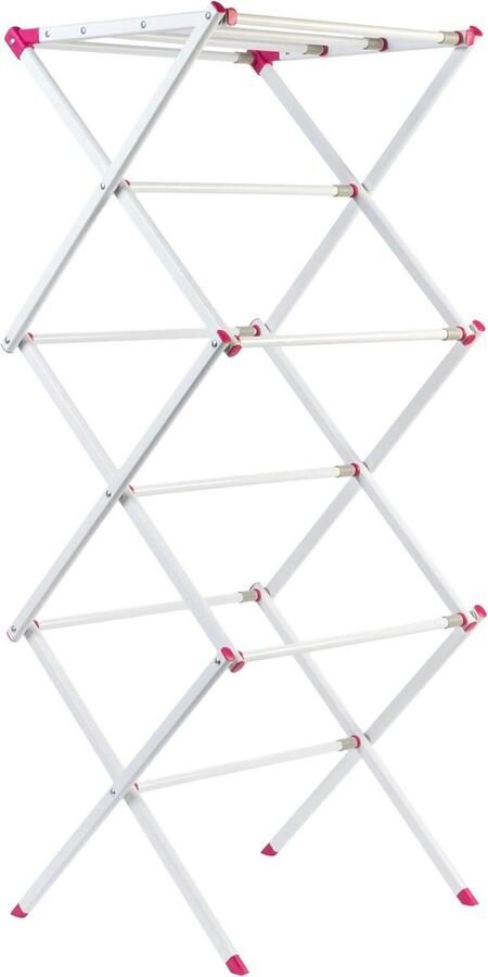 Uittrekbare 3-laagse Kledingdroogrek Vouwbaar Met 7M Droogruimte Staande Wasdroger Voor Binnen Buiten Draagbaar