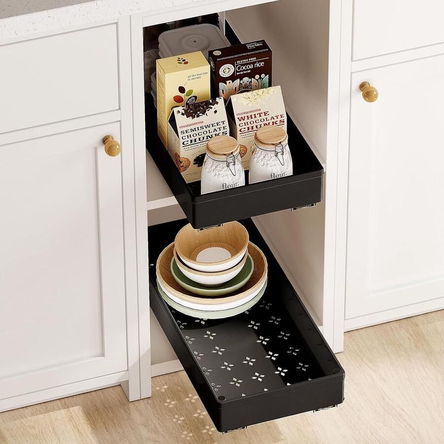 Uittrekbare Keukenlade Zonder Boren voor Eenvoudige Toegang en Organisatie