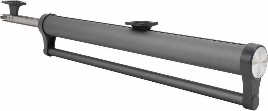 Uittrekbare kledingstang aluminiumlegering verstelbare telescopische opslagruimte besparen grijs 292mm