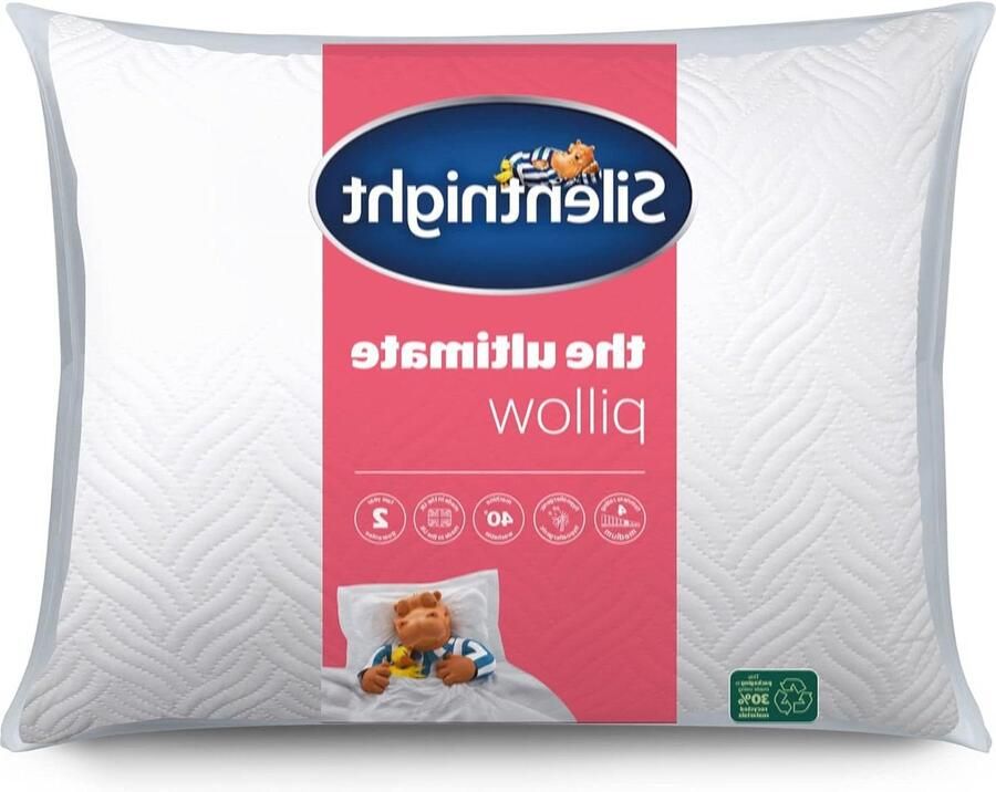 Ultimate Soft and Supportive Bed Pillow with Washable Hypoallergenic Cover Back and Side Sleepers 1 Pack