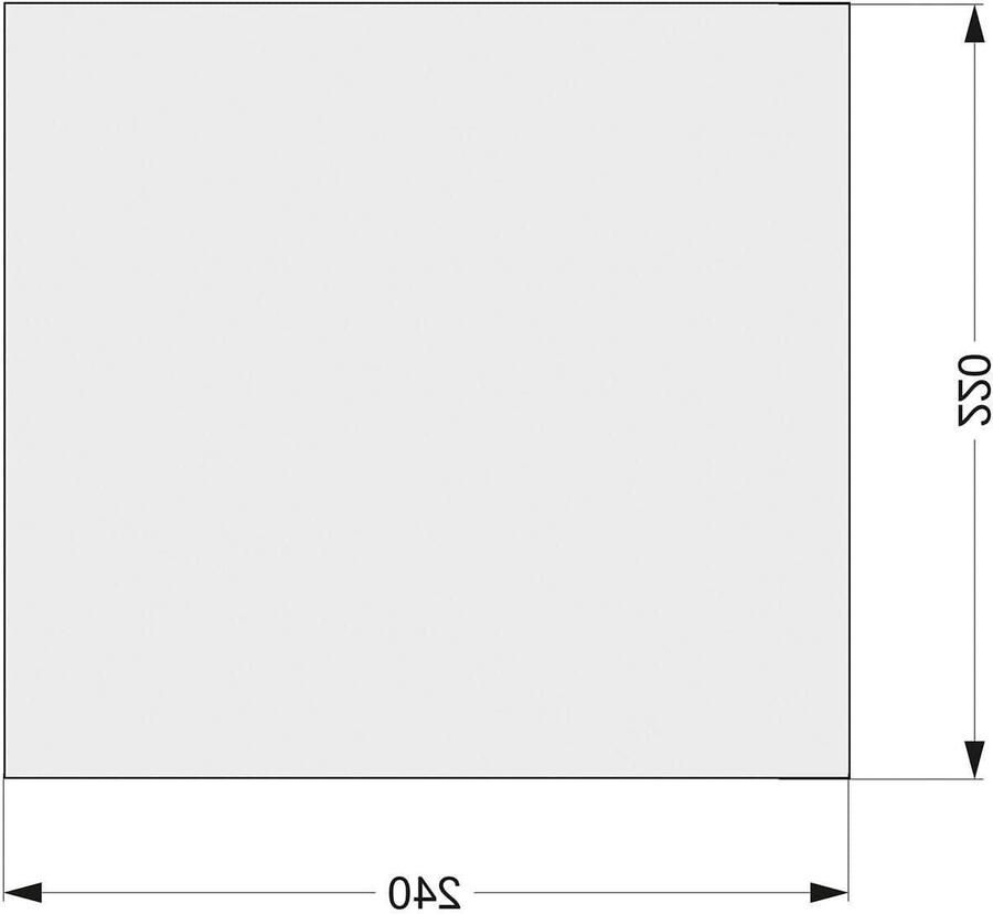 Ultralicht Vloerkleed Waterdicht en Op Maat Snijdbaar 1 stuk 120 x 220 cm Tyvek