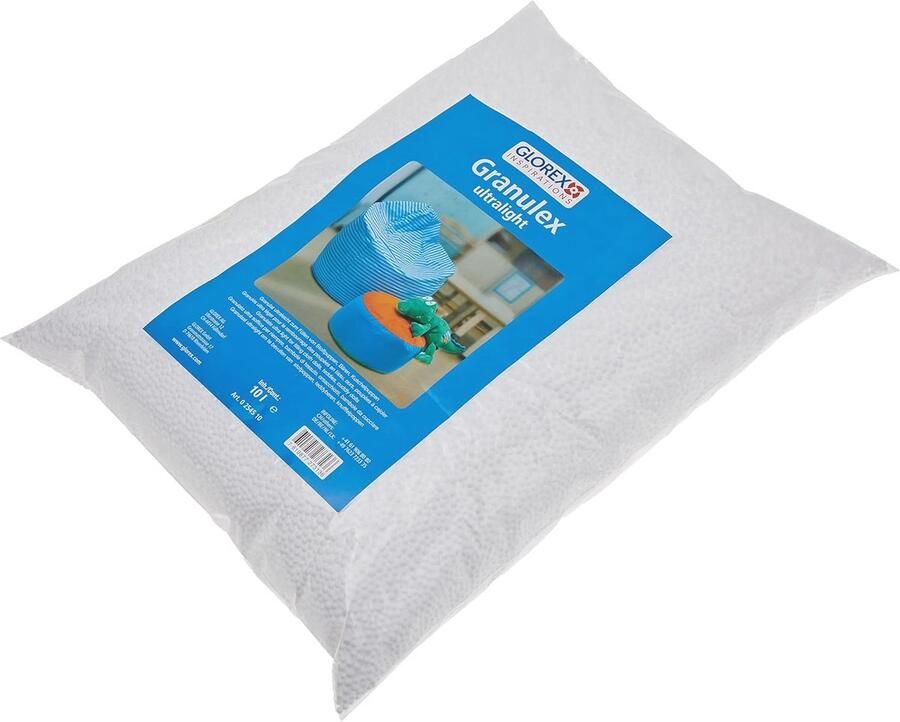 Ultralicht vulmiddel 10 liter Geschuimde minipolystyreenbolletjes voor kussens pluche beesten en zitzakken