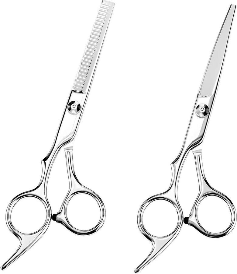 Ultrascherpe en nauwkeurige stylingschaar van roestvrij staal voor dunner worden en vormen 2 stuks