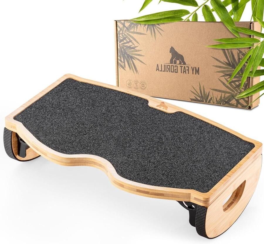 Under Desk Footrest Non-slip Bottom Home Office Accessories Ergonomic Wooden Footstool