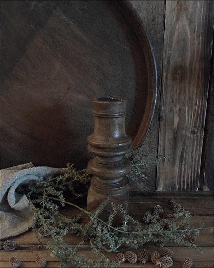 Unieke houten kandelaar gemaakt van Indiase bedpoten Authentieke kandelaar daybed