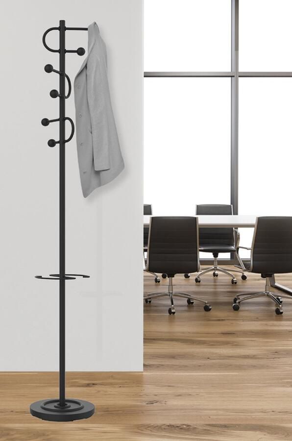 UNiLUX kapstok STUDIO hoogte 175 cm zwart