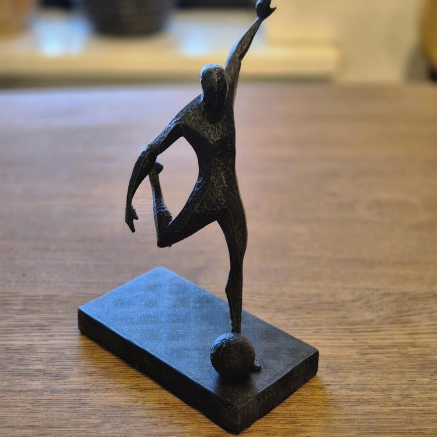 Unique Abstract Figurine Football gift bookshelf home desk decor