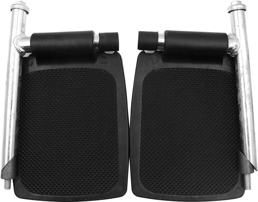 Wheelchair Footrest Scratch Resistant Universal Footplate Heavy Duty Equipment Easy to Install Plastic with Pole