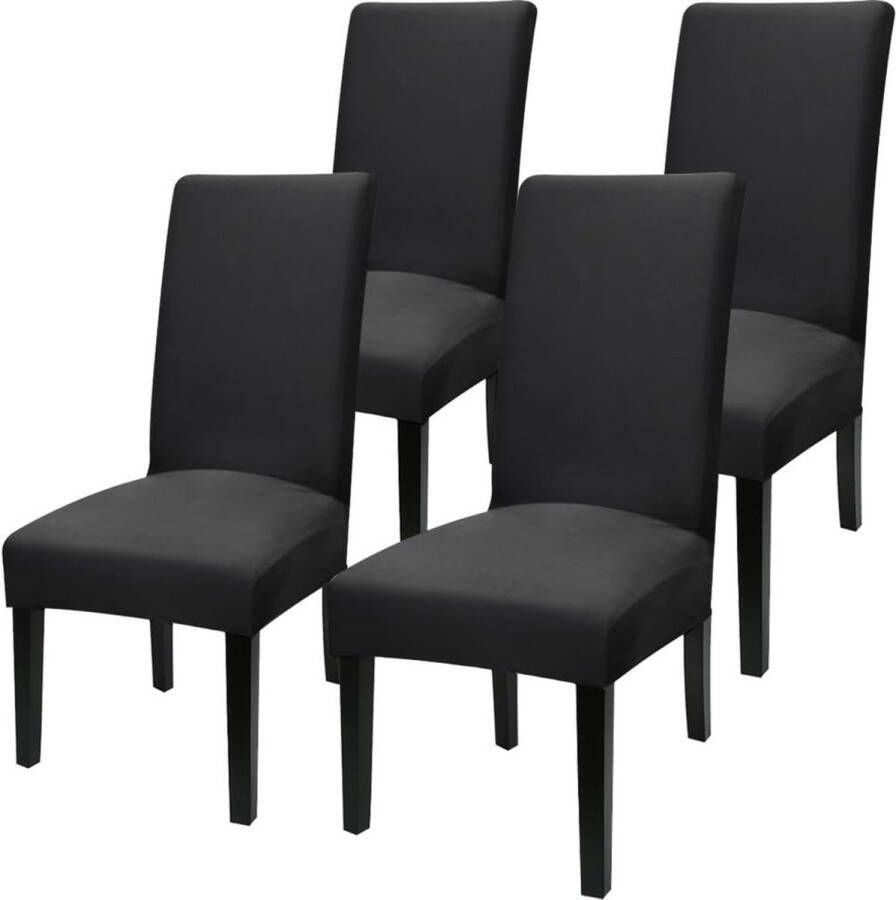 Universal Stretch stoelhoezen 4- 6-delige set stoelhoezen voor eetkamerstoelen