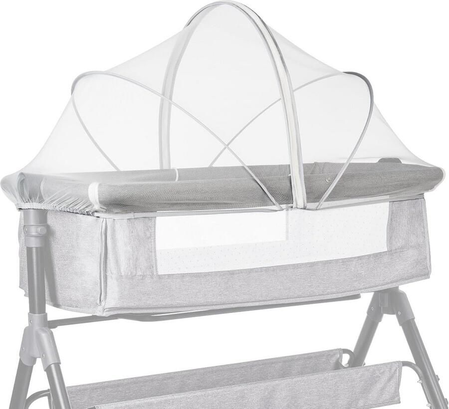 Universeel Muggennet voor Babybedden Insectenbescherming met Ritssluiting Duurzaam en Gemakkelijk te Gebruiken