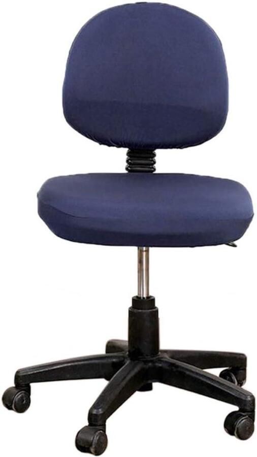 Universeel Zwart Overtrek voor Bureaustoel Comfortabele Rugleuninghoes voor Computerstoel Set van 2 Stuks