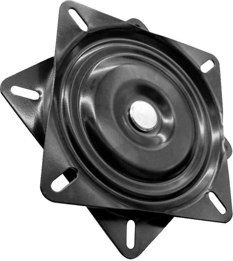 Universele 360 Graden Draaibare Platen Bar Kruk Heavy Duty Vervangbaar 6 Zwart Staal