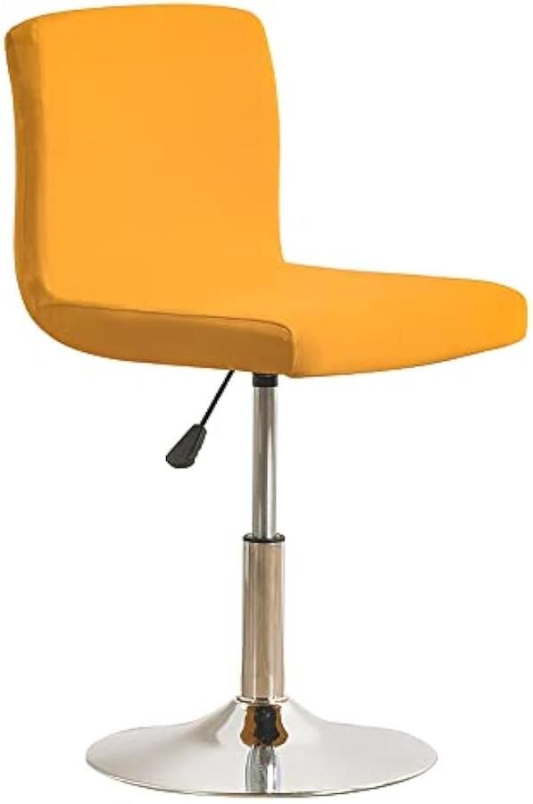 Universele 4 stuks barkruk covers pub counter met wieltjes hoogwaardige kwaliteit voor eetkamer – geel