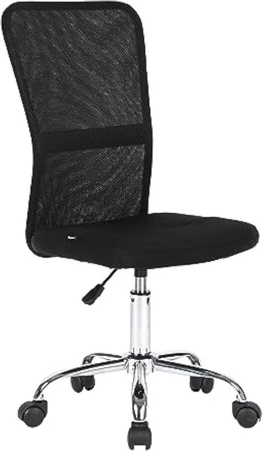 Universele bureaustoel ergonomische bureaustoel draaistoel met verstelbaar ergonomisch – 49 × 49 × 102 cm zwart