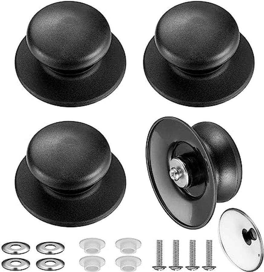 Universele dekselknoppen 4 stuks vervangende handvaten voor pannen en kookgerei