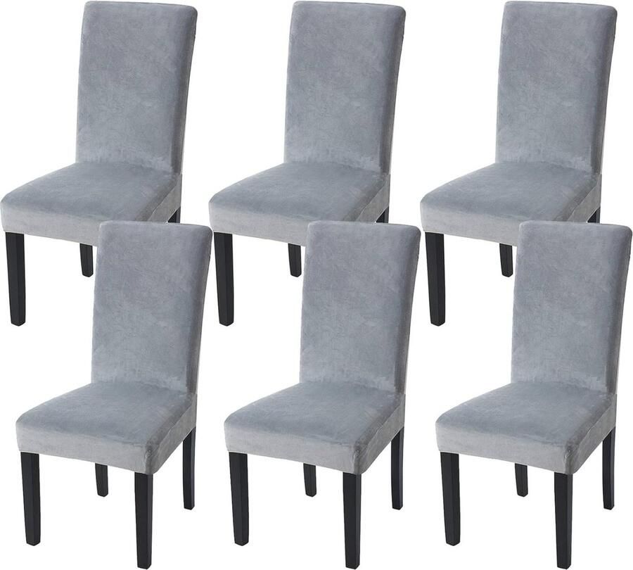 Universele fluwelen stretch stoelhoezen afneembaar en wasbaar voor hotel eetkamer ceremonie banket bruiloft feest 2 4 6 stuks