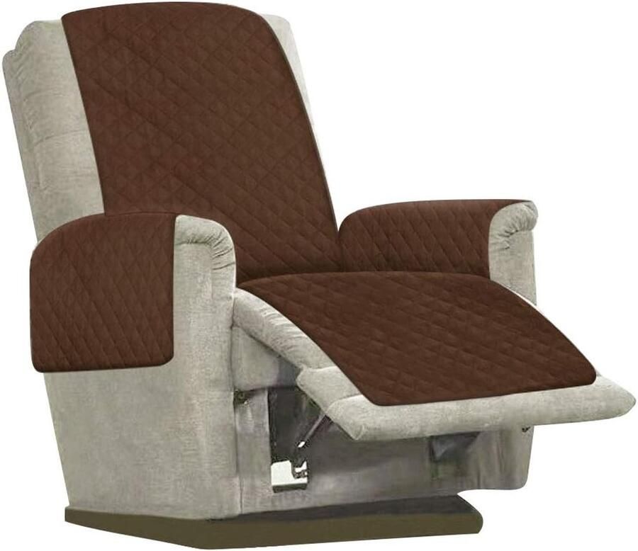 Universele hoes voor fauteuil Verstelbaar Gewatteerd Antislip en Anti-Fouling