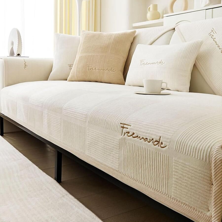 Universele L-vormige bankhoes voor 1 2 3 4-zitsbanken Antislip en Ultra Stretch 2024