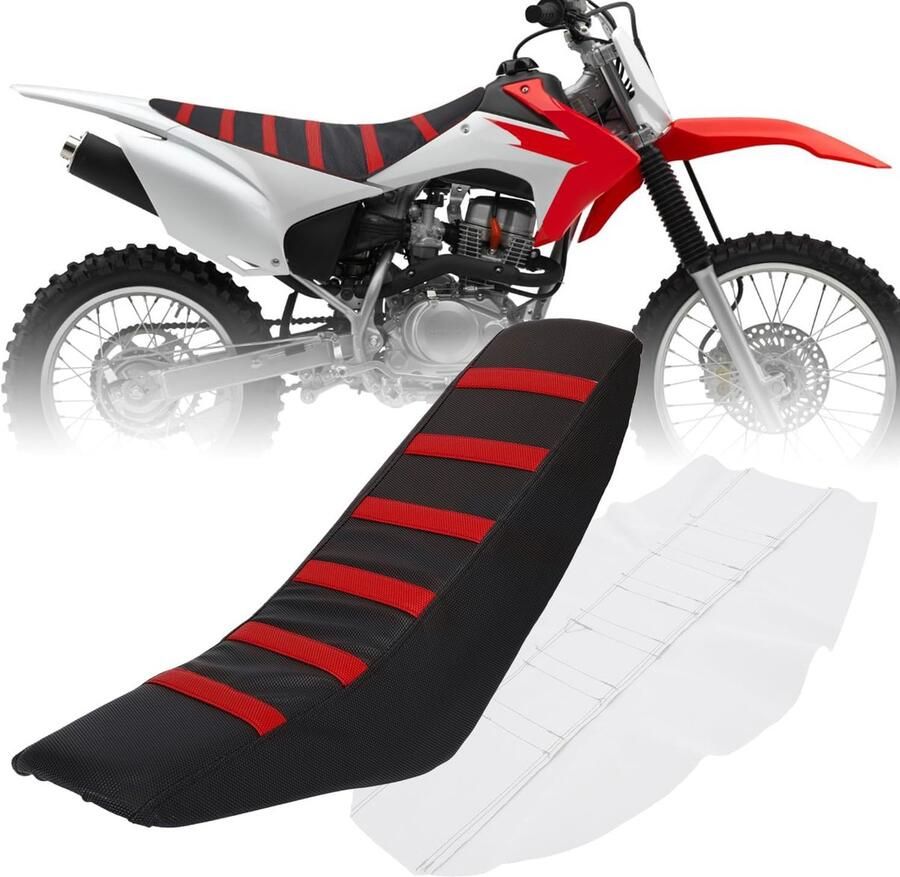 Universele motorfiets stoelhoes Antislip rubberen hoes voor Dirt Pit Bike en Off-Road