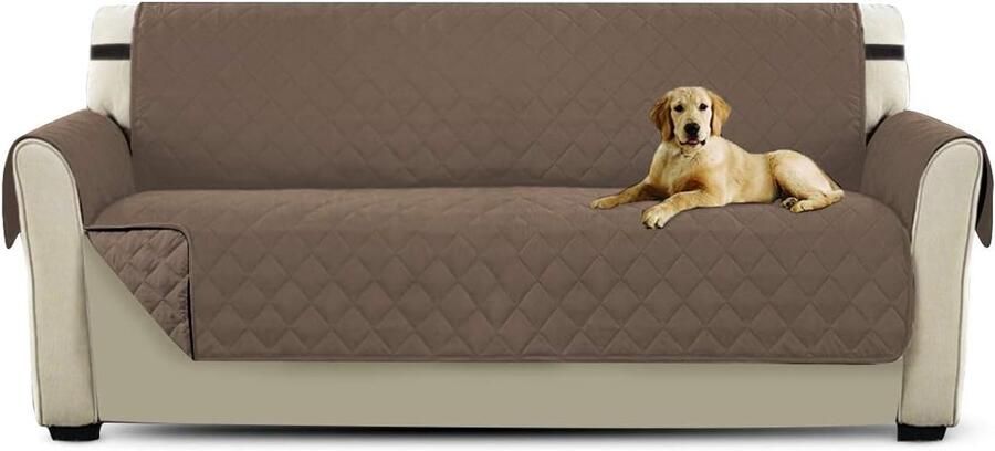 Universele Sofa Slipcover Bescherming tegen Hondenhaar en Vlekken voor 3-Zits Bank