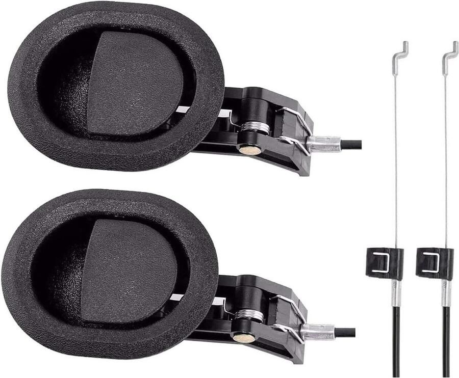 Universele sofa stoel fauteuil release pull handvat vervangende onderdelen met kabel 2 stuks zwart