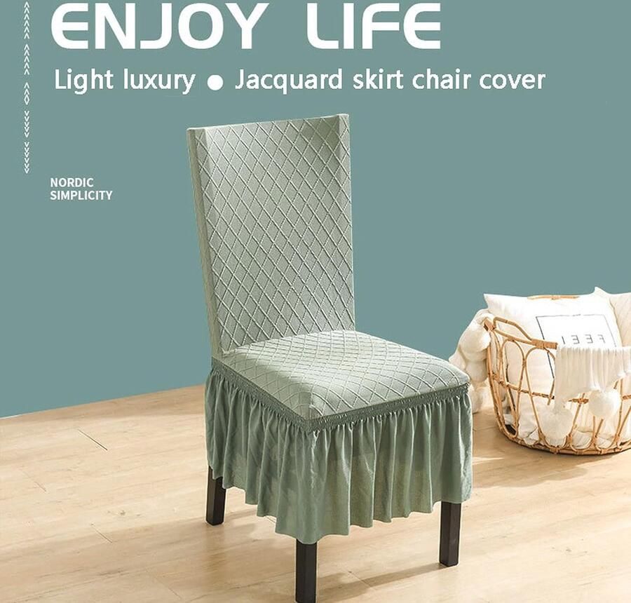 Universele stretch stoelhoezen in verschillende stijlen Wasbaar strijkvrij en modern