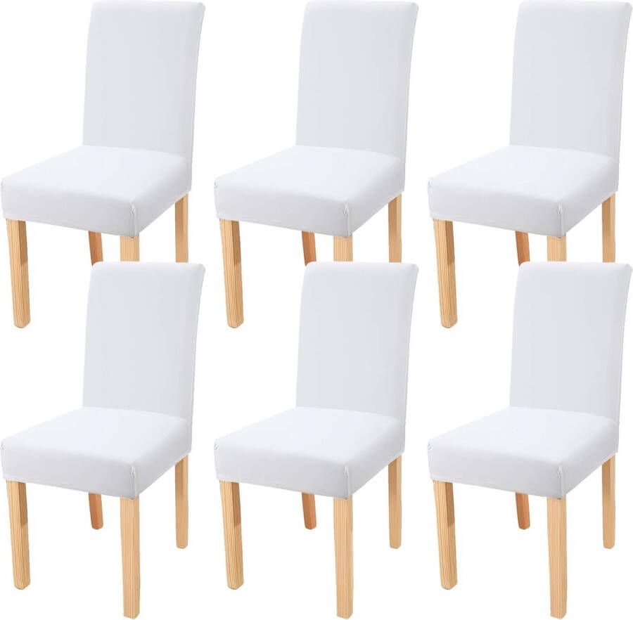 Universele stretch stoelhoezen set van 4 6 stoelhoezen voor de eetkamer