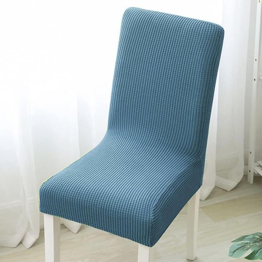 Universele Stretch Stoelhoezen Set van 6 Wasbare Beschermhoezen voor Kantoor en Eetkamer Kleurkeuzes