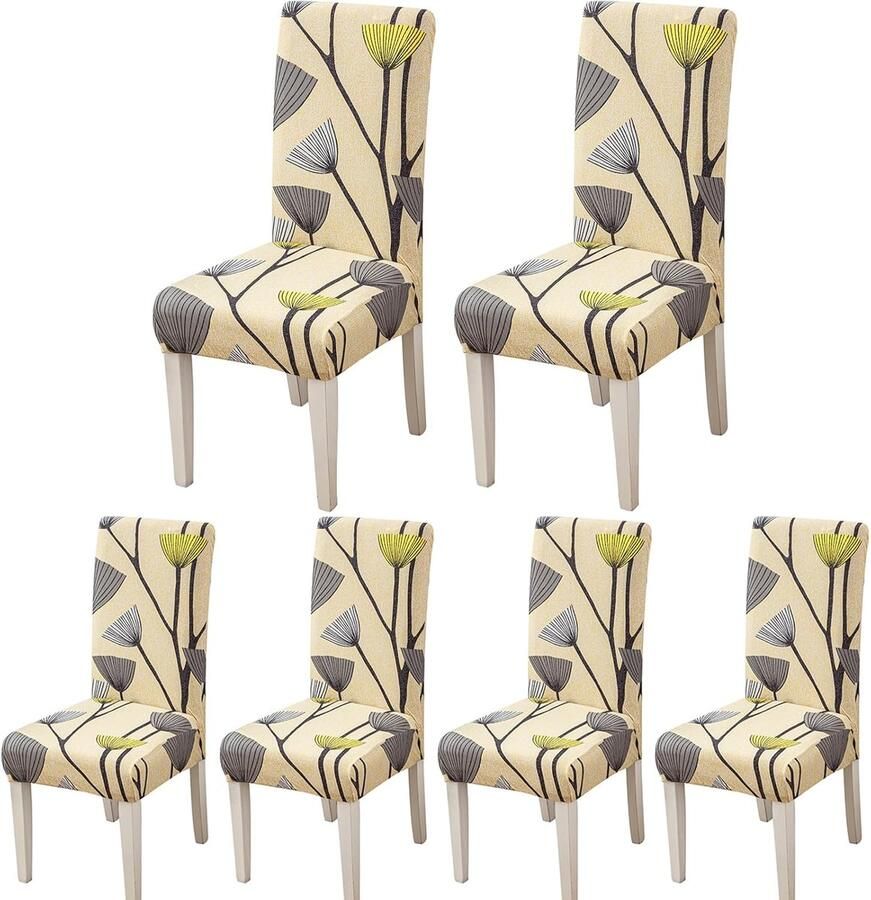 Universele Stretch Stoelhoezen voor Eetkamerstoelen en Schommelstoelen