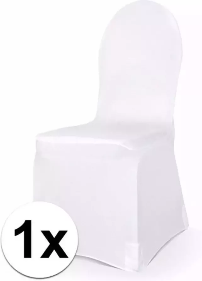 Universele witte elastische stoelhoes 50 x 105 cm Trouwerij bruiloft feestartikelen versiering