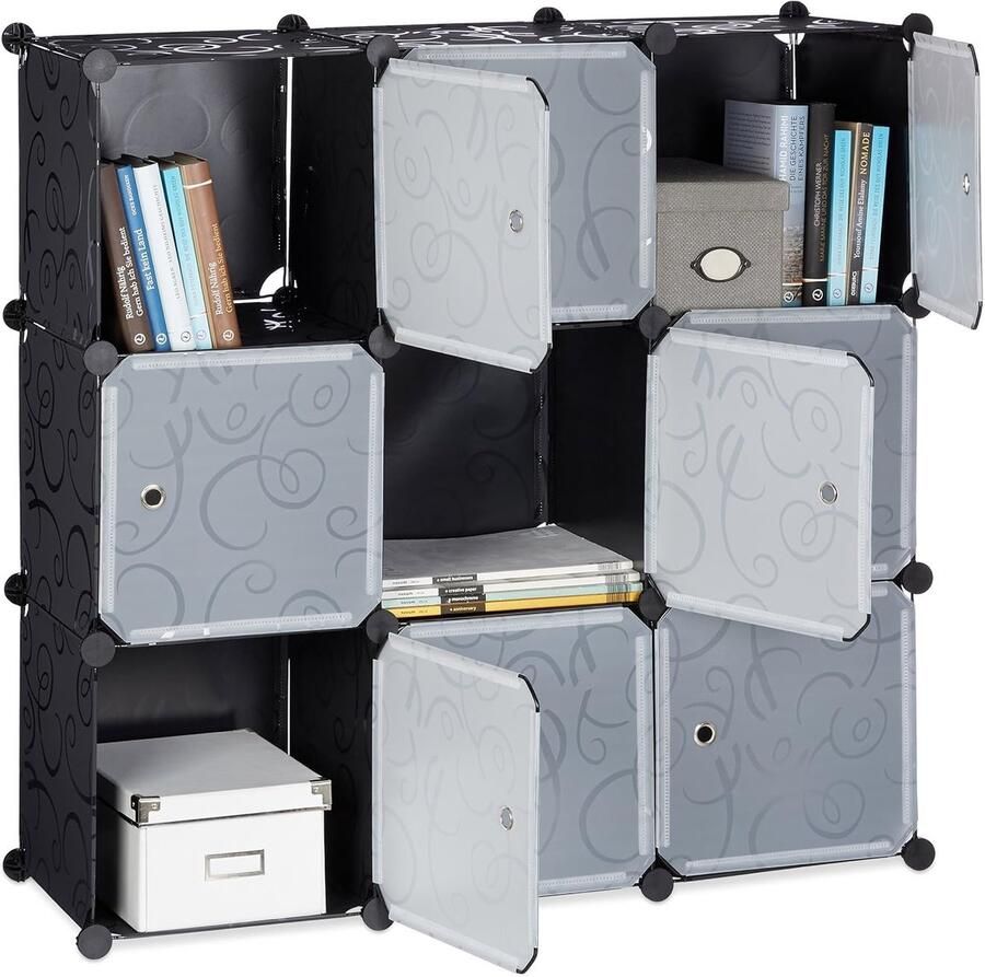 Vakkenkast met 9 vakken Functionele opbergruimte 1 stuk kleuren