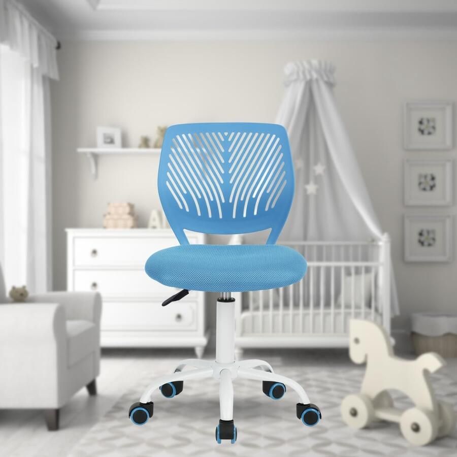 Veelzijdige Bureaustoel voor Kinderen Verstelbare Hoogte Comfortabele Draaistoel voor School en Thuis