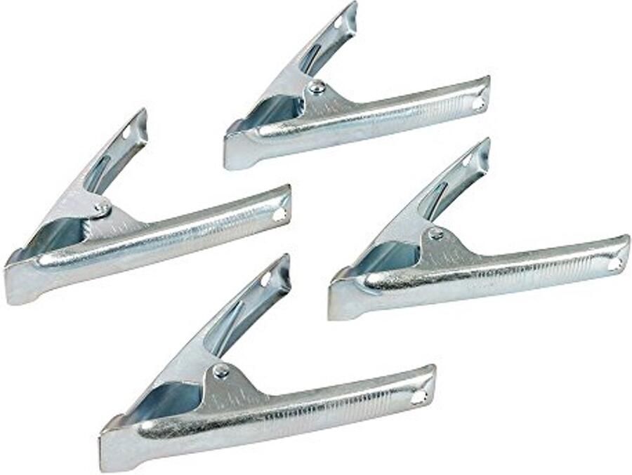 Veerklemmen 4 pk voor Canvas en Dekzeilen Duurzaam Stalen Frame