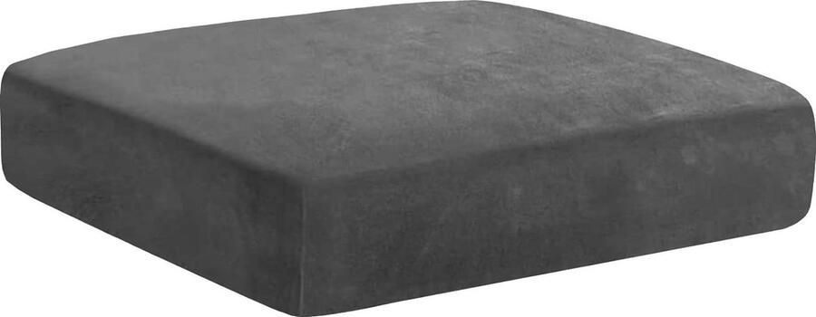 Velluto Bankovertrek elastische bankovertrek zacht en wasbaar 1-zits grijs ideaal voor bescherming