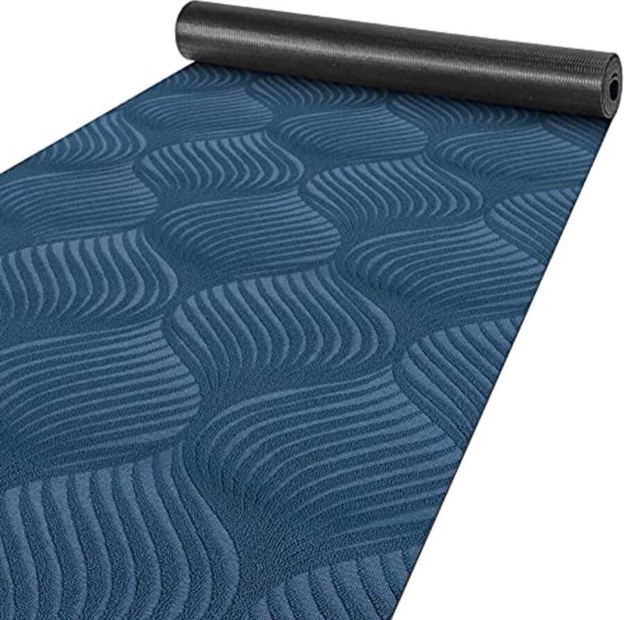 Velours Antislip Keukenloper en Gangloper Wasbare Loper voor Woonkamer Keuken en Hal Blauw 50 x 100 cm