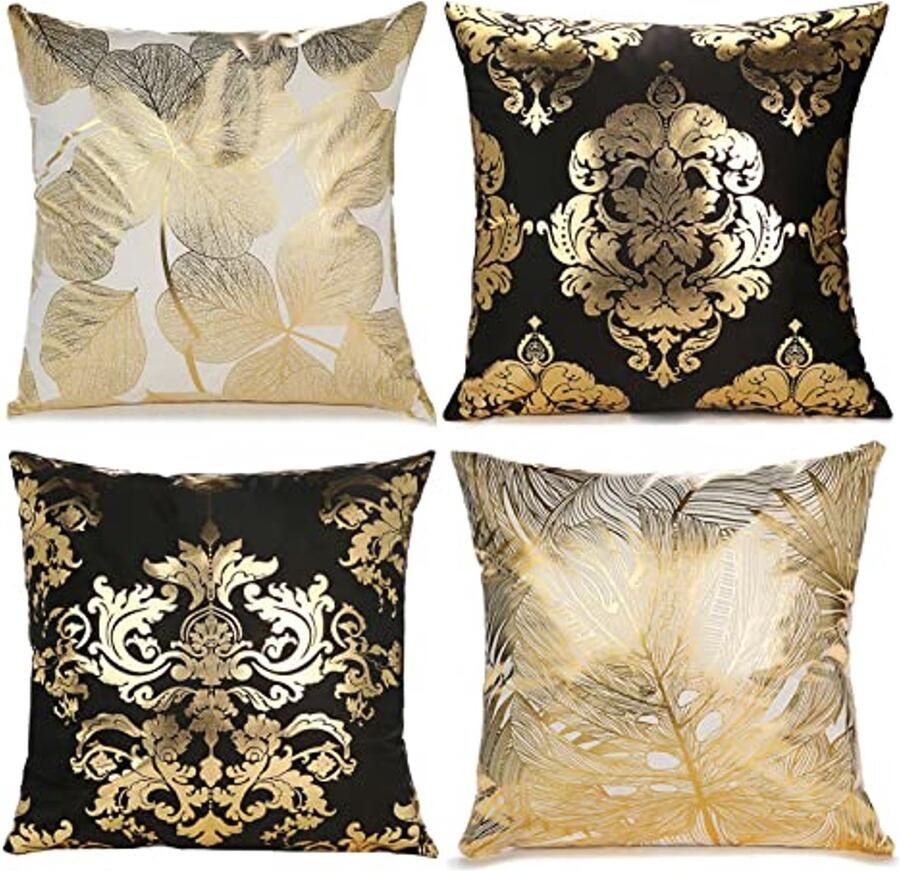 Velours Kussenslopen 45 x 45 cm Vierkante Decoratieve Kussenhoezen voor Bank en Slaapkamer