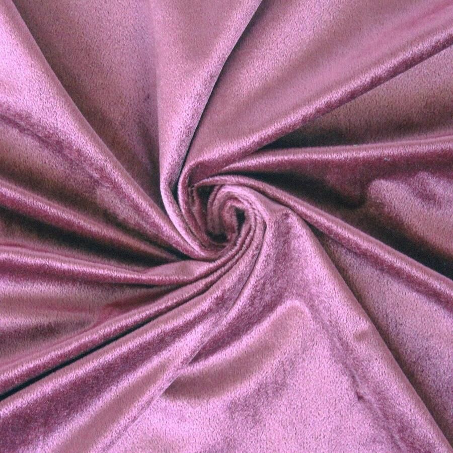 VELVET Cushion Covers 2pc Set (60 x 60 cm) Plum Pink Solid Colour Soft & Smooth Washable Square Decorative Throw Pillow Case Couch Sofa Chair Large Home Decor