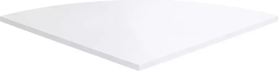 FMD EMOB Verbindingsstuk bureau Gabi hoogglans wit Kantoor outlet Wit Spaanplaat Kantoor outlet Op voorraad - Foto 2