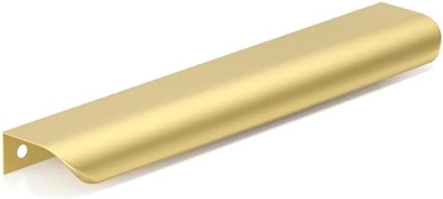 Verborgen kastgrepen 160 mm Meubelgrepen voor Keukens en Deuren Luxe Gouden Afwerking