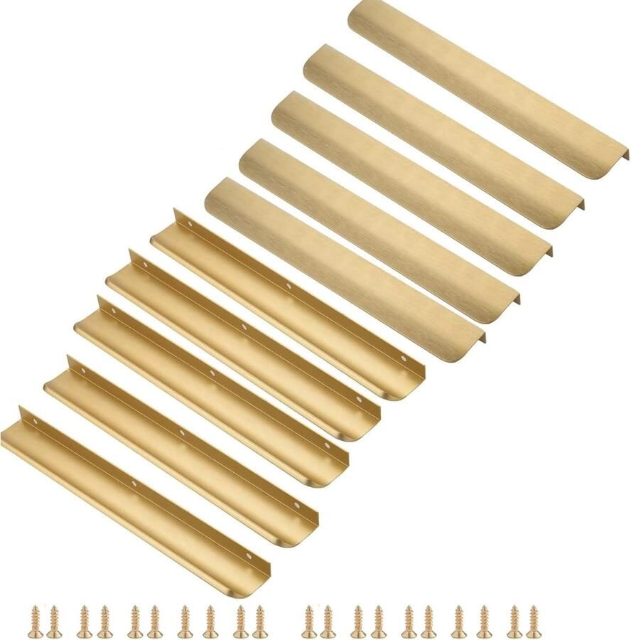 Verborgen kastgrepen voor keukenkasten 10 stuks 256 mm boorgatafstand