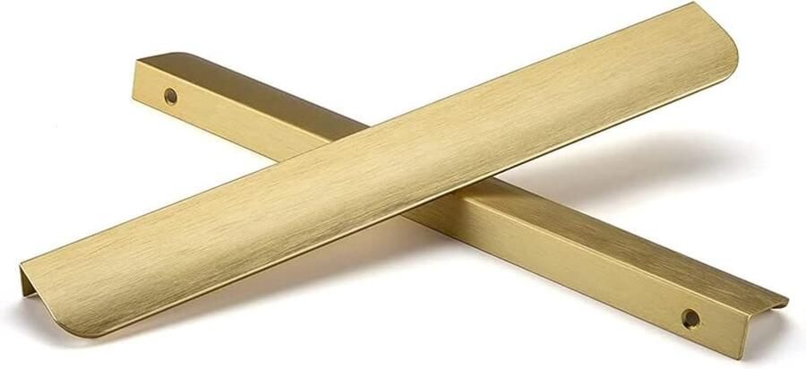 Verborgen keukengrepen goud 6 stuks 200mm