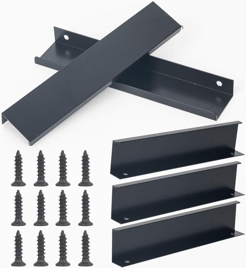 Verborgen keukenkasthandgrepen Aluminium 6 stuks 4 7 inch