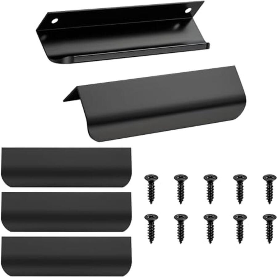 Verborgen Meubelgrepen 150 mm Set van 5 Kastgrepen voor Keuken en Lades