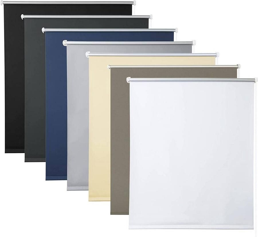 Rootz Living Rootz Verduisterend Rolgordijn Thermisch Rolgordijn Zonwering Privacy 40-120cm x 150 160 210cm