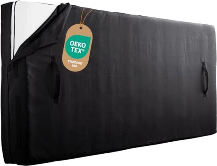 Verhuishoes voor Matrassen 180 x 200 cm Waterdicht en Robuust met 8 Handgrepen Oeko-Tex Gecertificeerd